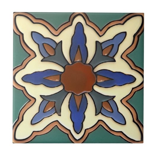 tuscan retro tegels tegeltje (Voorkant)