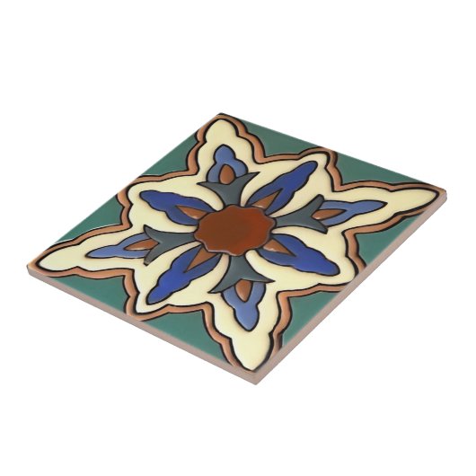 tuscan retro tegels tegeltje (Zijkant)