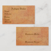 Tuscan Ruins-profielkaart Visitekaartje (Voorkant / Achterkant)