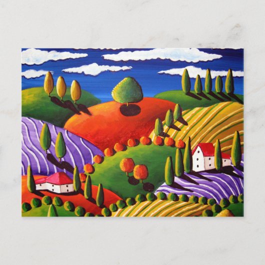 Tuscan Scene Briefkaart (Voorkant)