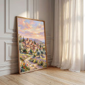 Tuscan Spring Village Wandkunst Poster