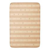 Tuscan Stripes Modern Heart Pattern Badmat (Voorkant Verticaal)