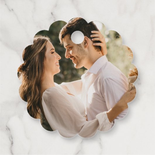 Tuscan-Style Wedding with Mediterranean Tiles Bedankjes Labels (Achterkant)