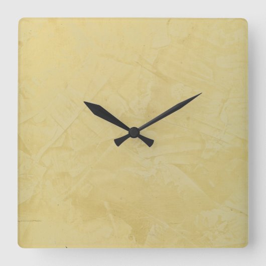 Tuscan Sun nepafwerking vierkante wandklok (Voorkant)