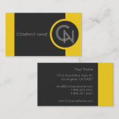 Tuscan Sun Yellow Bold Visitekaartje (Voorkant / Achterkant)