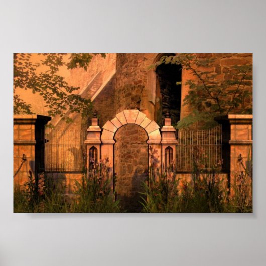 Tuscan Sunset Poster (Voorkant)