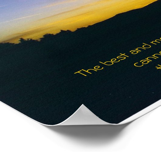 Tuscan Sunset Poster (Hoek)