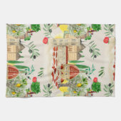 Tuscan, Tuscany, Italy, olijven, lemons, tomatoene Theedoek (Horizontaal)