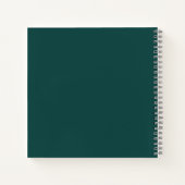 Tuscan Verde | Modern Minimal Wedding Guest Book Notitieboek (Achterkant)