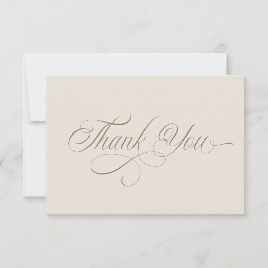 Tuscan Villa Thank You Card Bedankkaart (Voorkant)