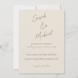 Tuscan Villa Wedding Invitation Kaart