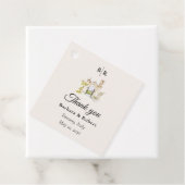 Tuscan Wedding Thank You Bedankjes Labels (In situ)