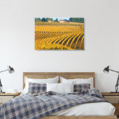 Tuscaniaans uitziende Black Walnut Inn boven de Canvas Afdruk (Insitu (Slaapkamer))