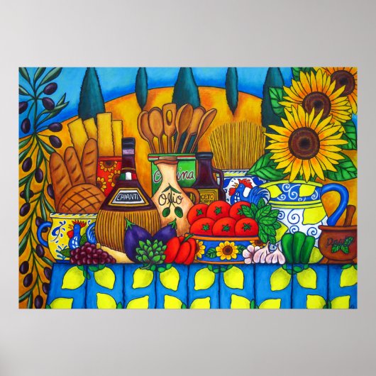 Tuscany Delights Print, 33x24 Value-Poster papier Poster (Voorkant)