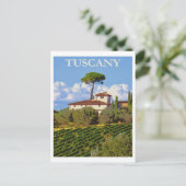 TUSCANY ITALY BRIEFKAART (Staand voorkant)