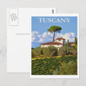 TUSCANY ITALY BRIEFKAART (Voorkant / Achterkant)