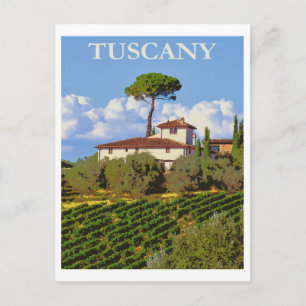 TUSCANY ITALY BRIEFKAART