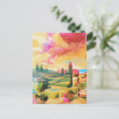 Tuscany Italy Europe Briefkaart (Staand voorkant)