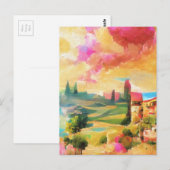 Tuscany Italy Europe Briefkaart (Voorkant / Achterkant)