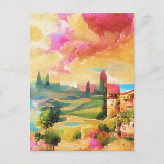 Tuscany Italy Europe Briefkaart (Voorkant)