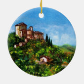 TUSCANY LANDSCAPE 3 KERAMISCH ORNAMENT (Achterkant)