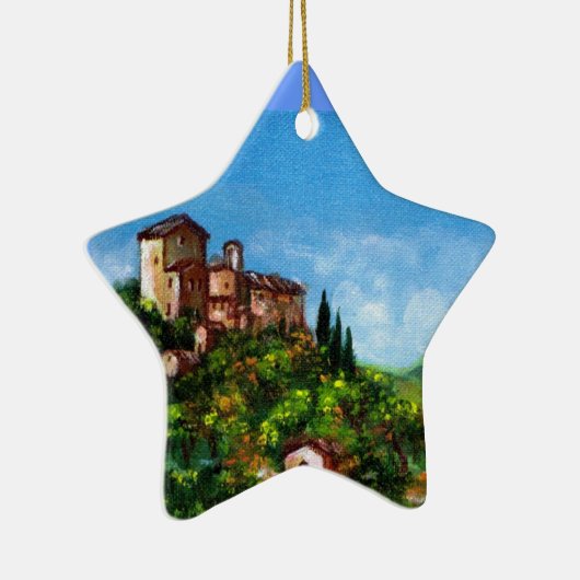 TUSCANY LANDSCAPE 3 KERAMISCH ORNAMENT (Rechts)