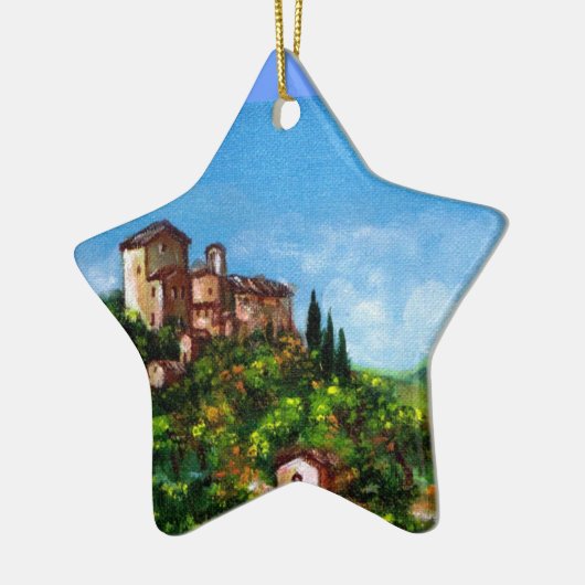 TUSCANY LANDSCAPE 3 KERAMISCH ORNAMENT (Links)