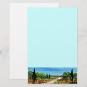 TUSCANY LANDSCAPE 4 BRIEFPAPIER (Voorkant / Achterkant)
