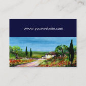 TUSCANY LANDSCAPE 4 VISITEKAARTJE (Achterkant)