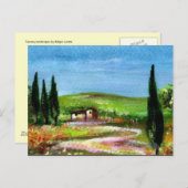 TUSCANY LANDSCAPE 5 BRIEFKAART (Voorkant / Achterkant)