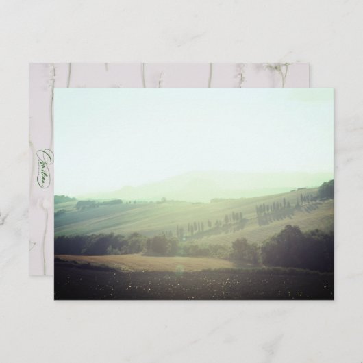 Tuscany Landscape Briefkaart (Voorkant / Achterkant)
