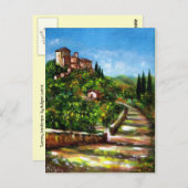 TUSCANY LANDSCAPE BRIEFKAART (Voorkant / Achterkant)