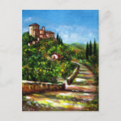 TUSCANY LANDSCAPE BRIEFKAART (Voorkant)