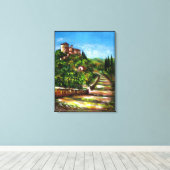 TUSCANY LANDSCAPE CANVAS AFDRUK (Insitu (Houten vloer))