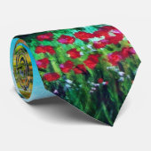 TUSCANY LANDSCAPE, CYPRESS BOMEN MET POPPIJEN STROPDAS (Opgerold)