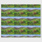 TUSCANY LANDSCAPE MET GROENE HILLEN CADEAUPAPIER (Vlak)