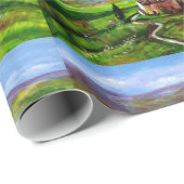 TUSCANY LANDSCAPE MET GROENE HILLEN CADEAUPAPIER (Rol Hoek)