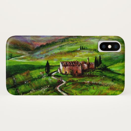 TUSCANY LANDSCAPE MET GROENE HILLEN Case-Mate iPhone CASE (Achterkant (horizontaal))