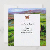 TUSCANY LANDSCAPE MET GROENE HILLEN KAART (Achterkant)