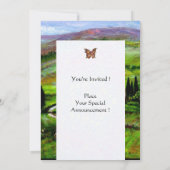 TUSCANY LANDSCAPE MET GROENE HILLEN KAART (Achterkant)