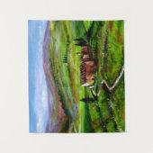 TUSCANY LANDSCAPE MET GROENE HILLEN WANDKLEED (Voorkant)