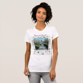 TUSCANY LANDSCAPE MET OLIJFOLIE Natuur Lover T-shirt (Voorkant volledig)