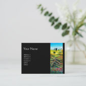 TUSCANY LANDSCAPE MET POPPITIEMONOGRAM VISITEKAARTJE (Staand voorkant)