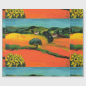 TUSCANY LANDSCAPE MET ZONLOWERS CADEAUPAPIER (Vlak)