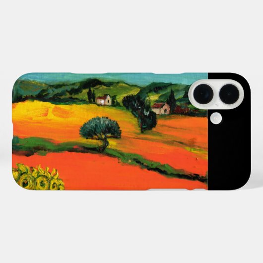 TUSCANY LANDSCAPE MET ZONLOWERS Case-Mate iPhone CASE (Achterkant (horizontaal))