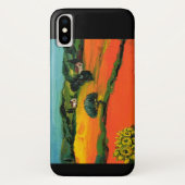 TUSCANY LANDSCAPE MET ZONLOWERS Case-Mate iPhone CASE (Achterkant)