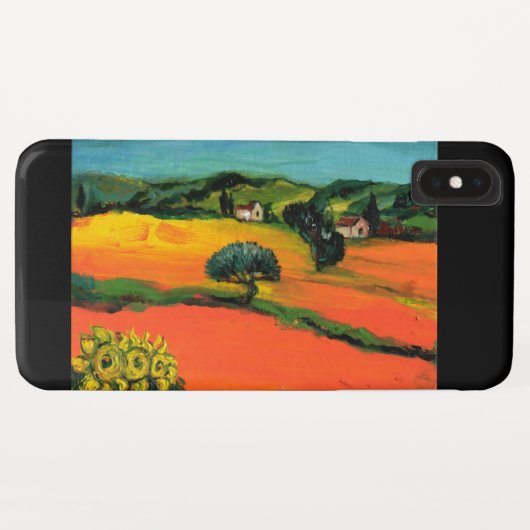 TUSCANY LANDSCAPE MET ZONLOWERS Case-Mate iPhone CASE (Achterkant (horizontaal))