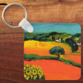 TUSCANY LANDSCAPE MET ZONLOWERS SLEUTELHANGER (Voorkant)