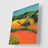 TUSCANY LANDSCAPE MET ZONLOWERS VIERKANTE KLOK (Hoek)