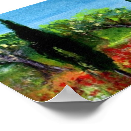 TUSCANY LANDSCAPE POSTER (Hoek)